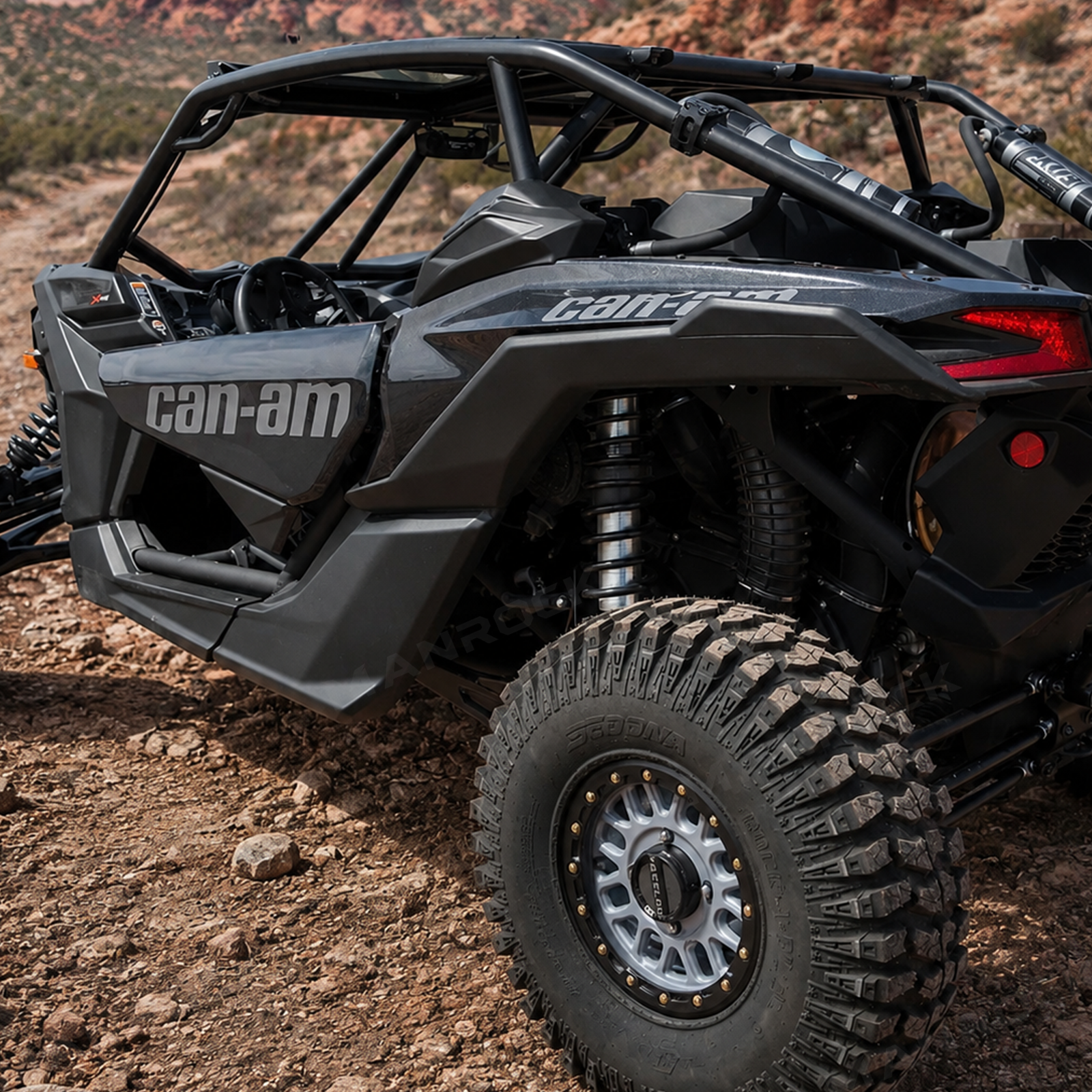 Rear Roll Cage Cover Roll Cage Trim Plates Protection Shield Guard 2PCS for Can-Am Maverick X3 / X3 Max