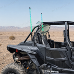 UTV Flag Mount Adjustable Whip Light Mount Universal Fit for 1.75"-2" Roll Bars