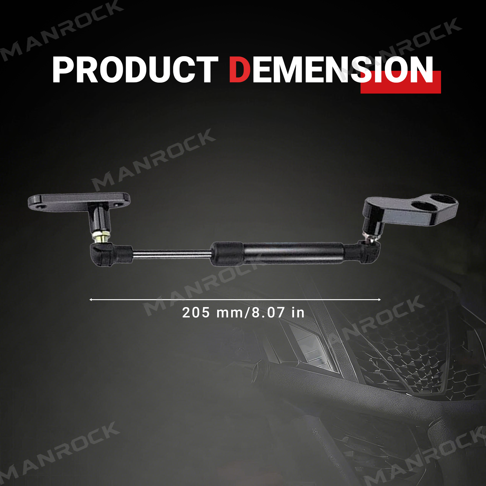 MANROCK Door Lift Support Door Opener Gas Strut Kit for Can-Am Maverick X3 / X3 Max