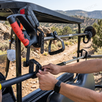 ATV UTV Gun Rack Double-Tier Hunting Tool Holder Mount 2PCS Universal Fit for 1.5"-2" Roll Bars