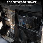 UTV Rear Backrest Storage Nets Backseat Organizer 2PCS for Can-Am Defender Max