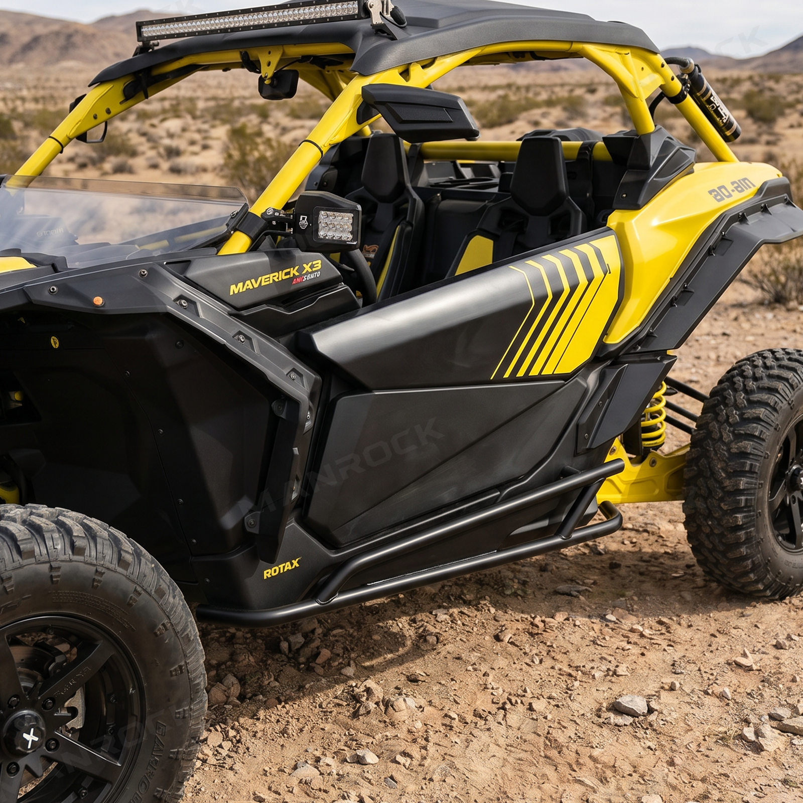 UTV Rock Sliders Side Nerf Bars Protection for Can-am Maverick X3