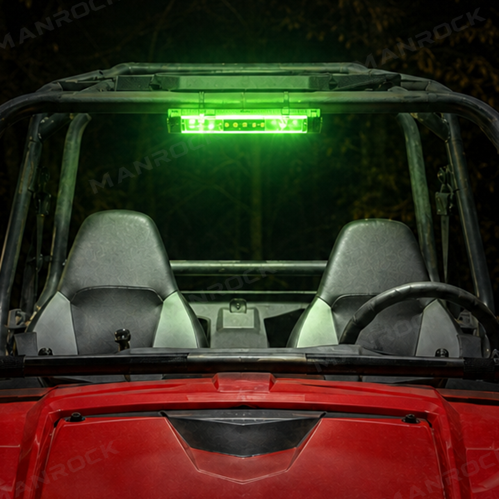 UTV ATV Magnetic Dome Light Roll Bar Mount Interior LED Lights, Universal Fit for 1.5"–4" Roll Bars