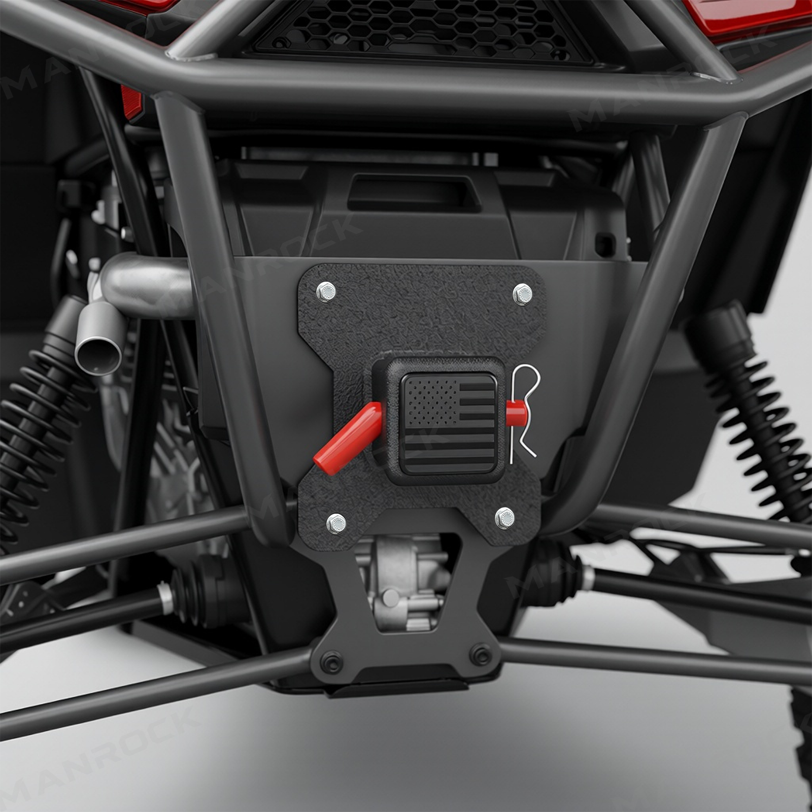 UTV Rear Receiver Hitch 2" Trailer Hitch for Polaris RZR