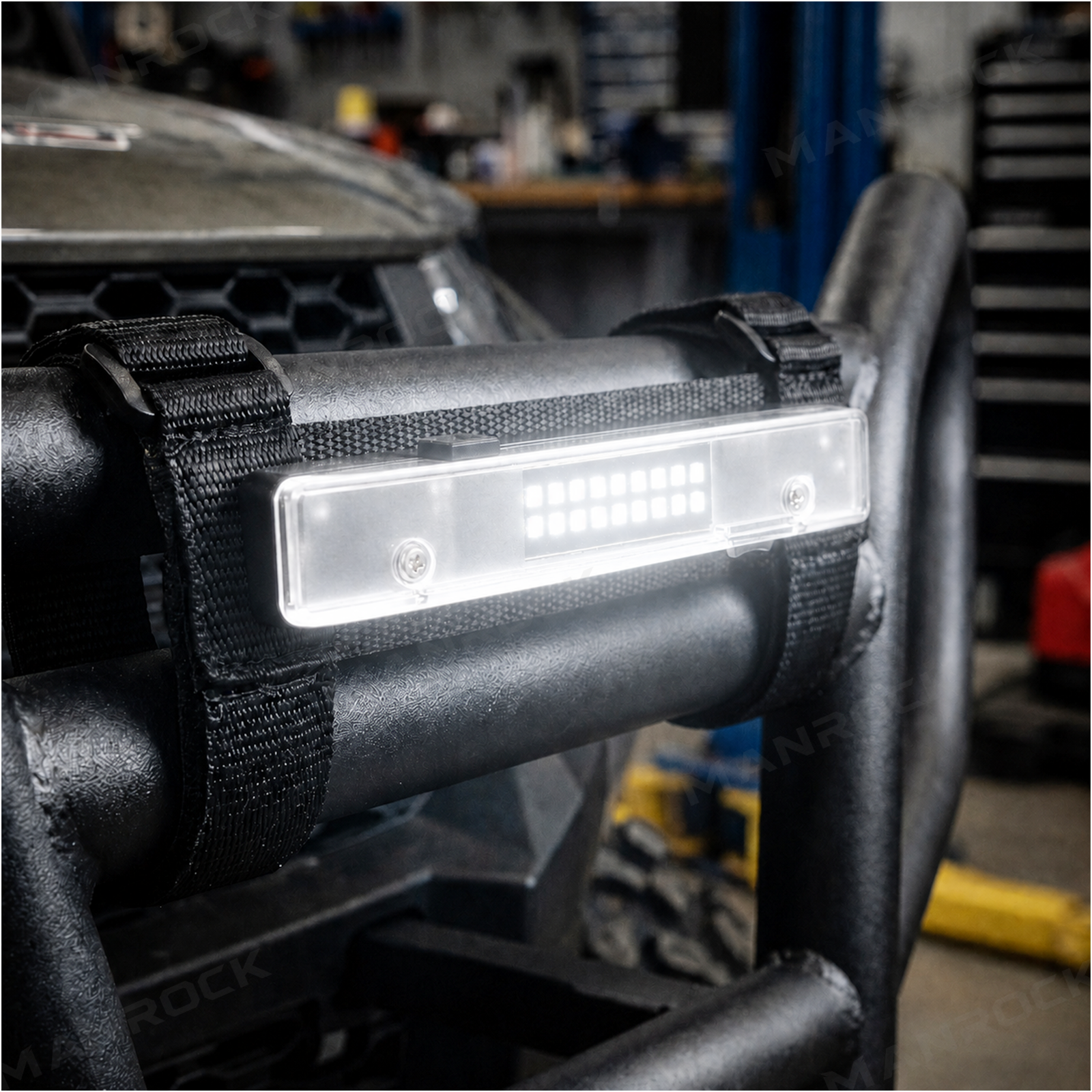 UTV ATV Dome Light Roll Bar Mount Interior LED Lights, Universal Fit for 1.5"–4" Roll Bars