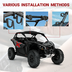 UTV ATV Gun Holder Adjustable Hunting Tool Holder Rack 2PCS Universal for 1.75"- 2" Roll Bars
