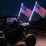 UTV / ATV Whip Lights RGB LED Flag Pole Light Universal Fit for Polaris / Can-Am