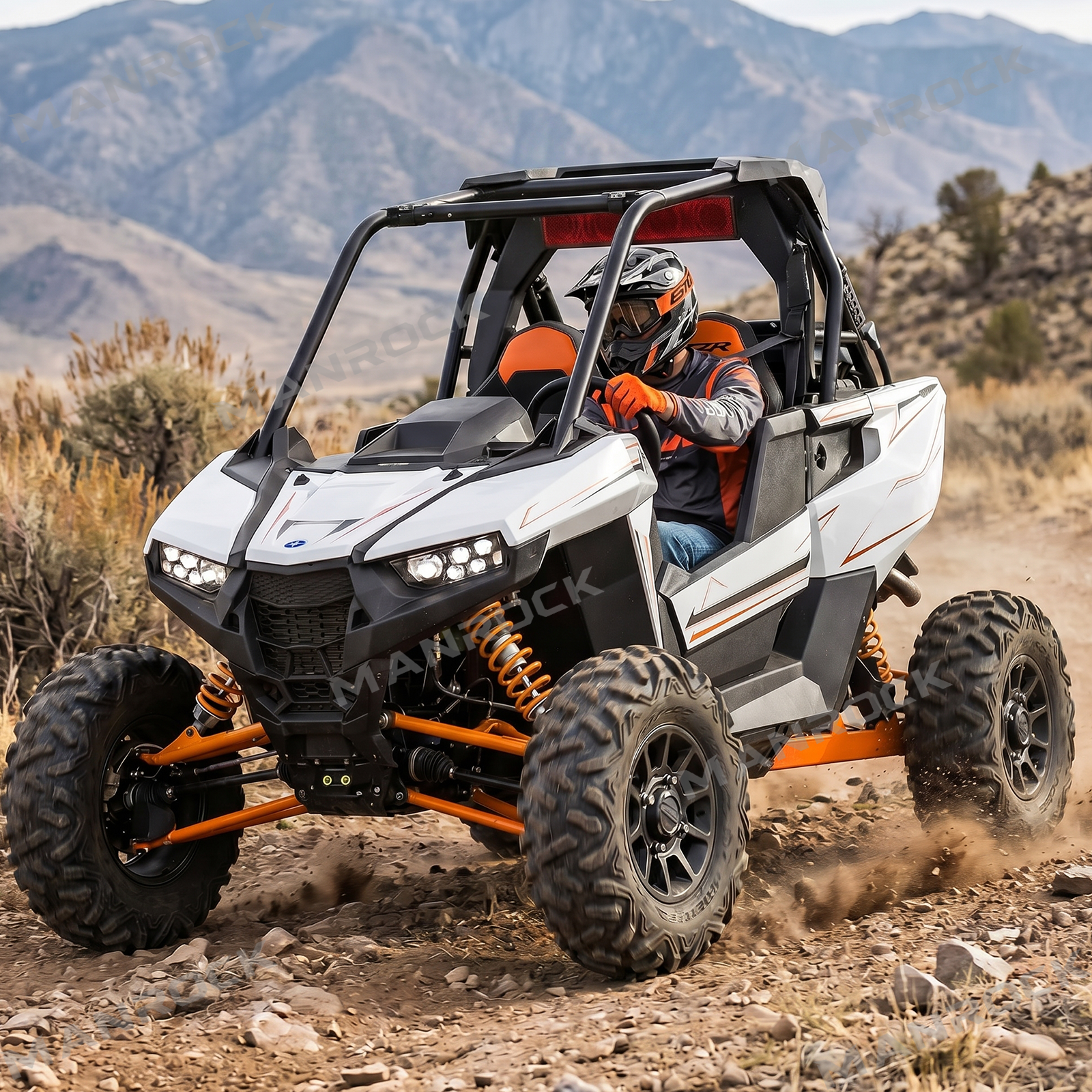 UTV ATV 26" Sound Bar Bluetooth RGB Audio System for Polaris Can-Am Fits 1-2" Roll Cage