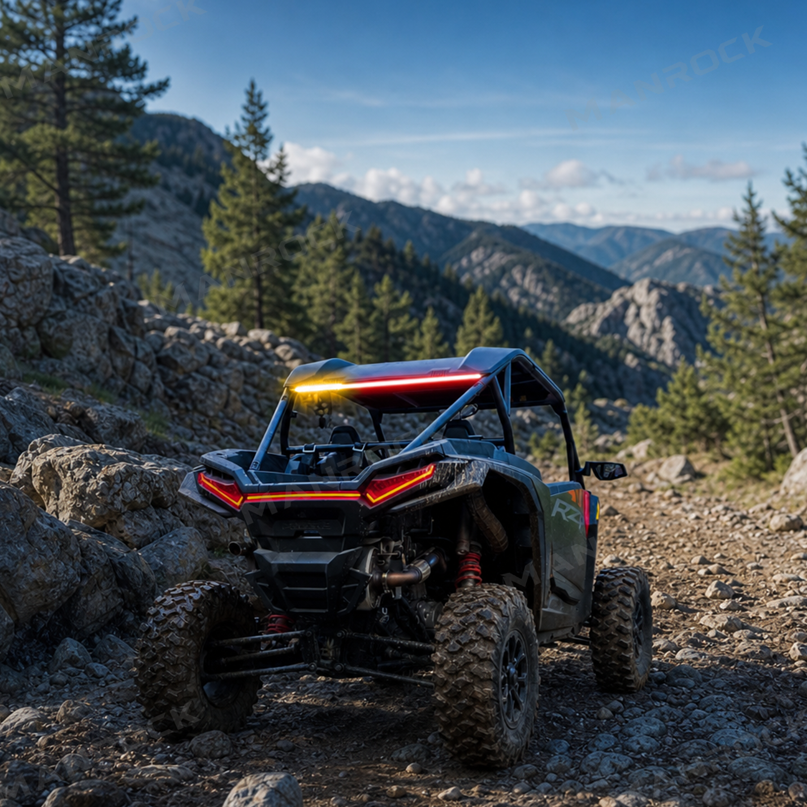 UTV 30" LED Tail Light Bar Strip with Sequential Lighting Universal Fit for Polaris / Can-Am / Kawasaki / Teryx