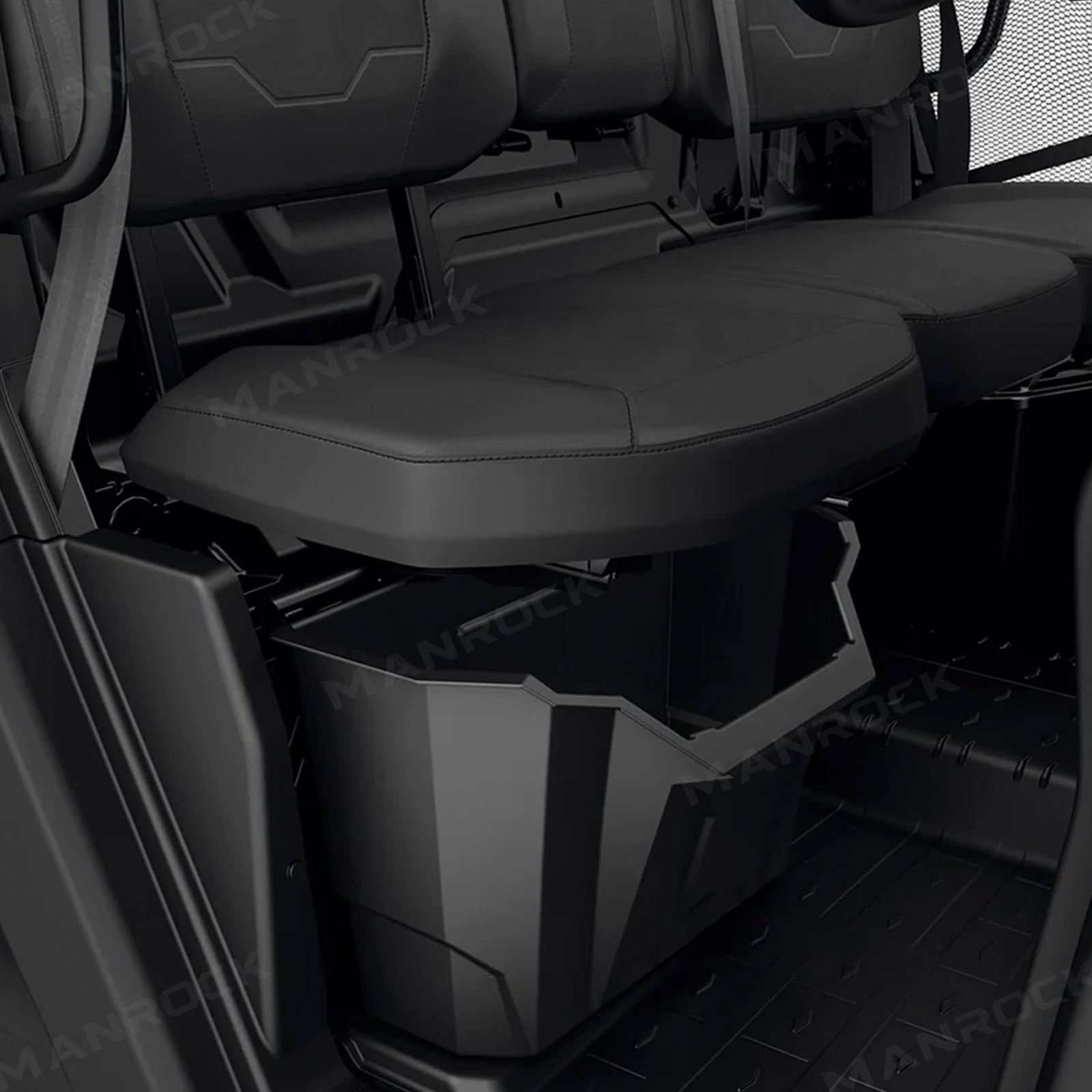 Under Seat Storage Box 4 Gal Driver Seat Organizer for Can-Am Defender