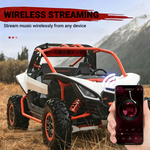 UTV ATV 26" Sound Bar Bluetooth RGB Audio System for Polaris Can-Am Fits 1-2" Roll Cage
