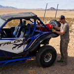 UTV Flag Mount Adjustable Whip Light Mount Universal Fit for 1.75"-2" Roll Bars
