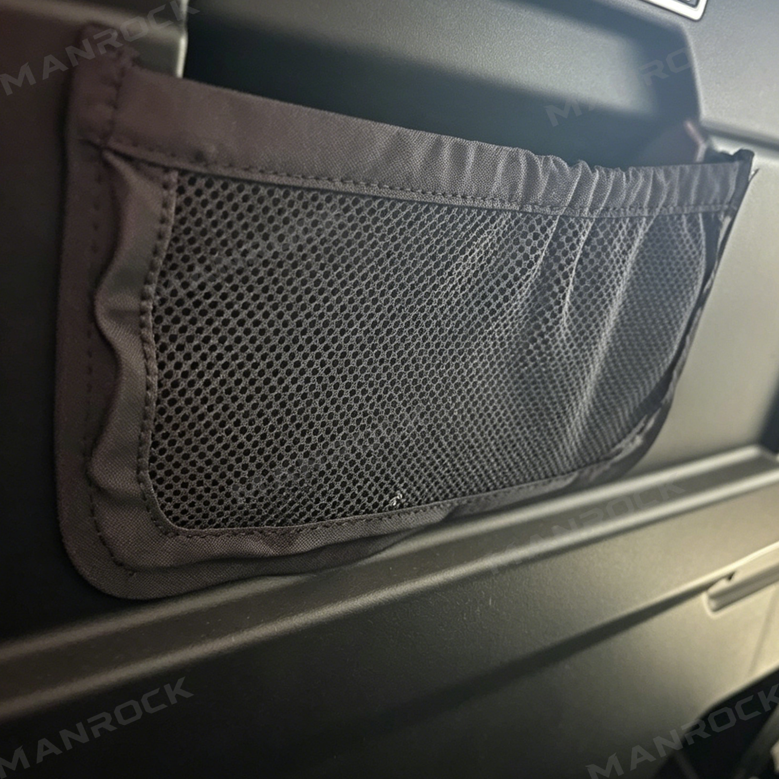 UTV Rear Backrest Storage Nets Backseat Organizer 2PCS for Can-Am Defender Max