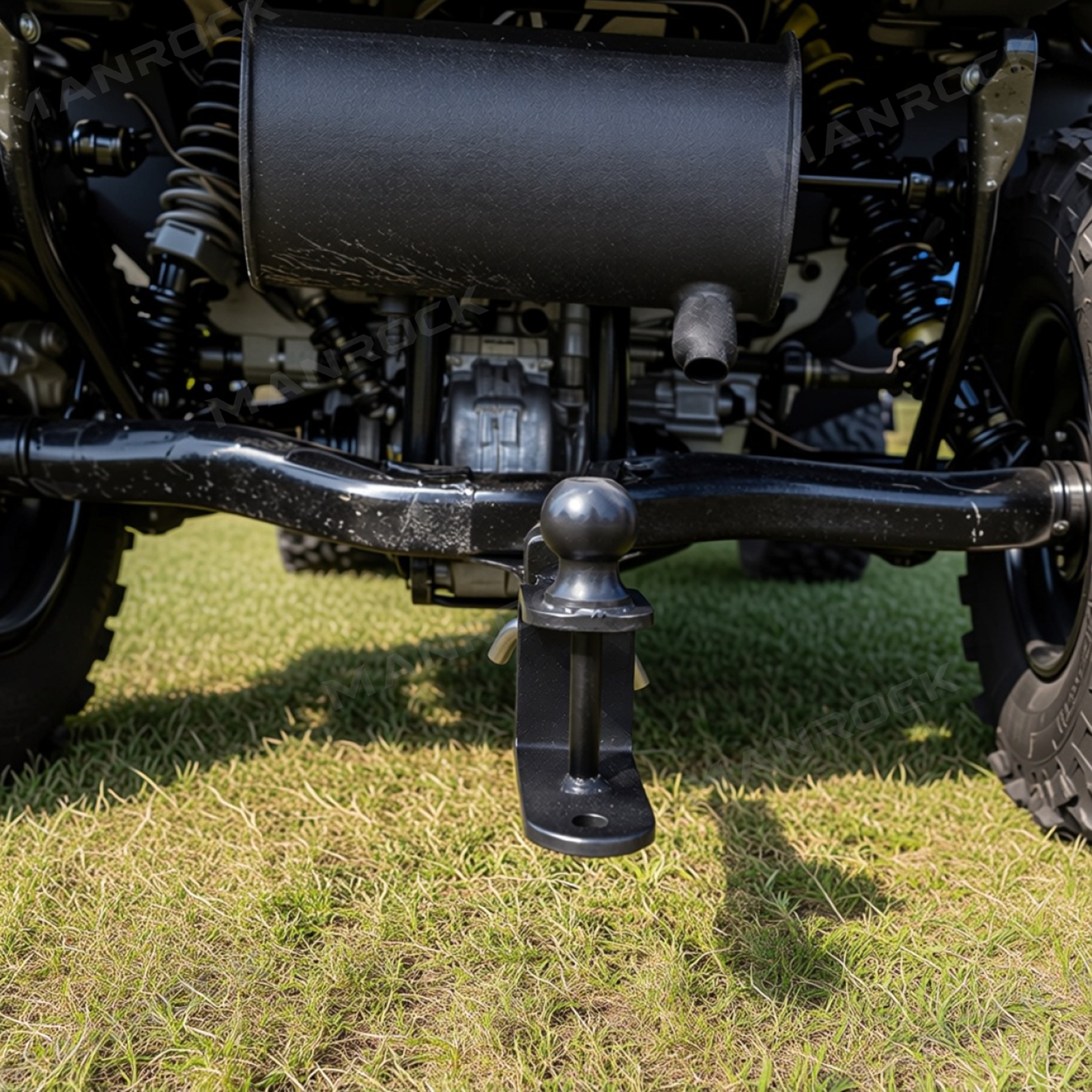 Trailer Hitch Ball Mount Fits 1.25" Hitch Receiver Universal Fit for UTV / ATV