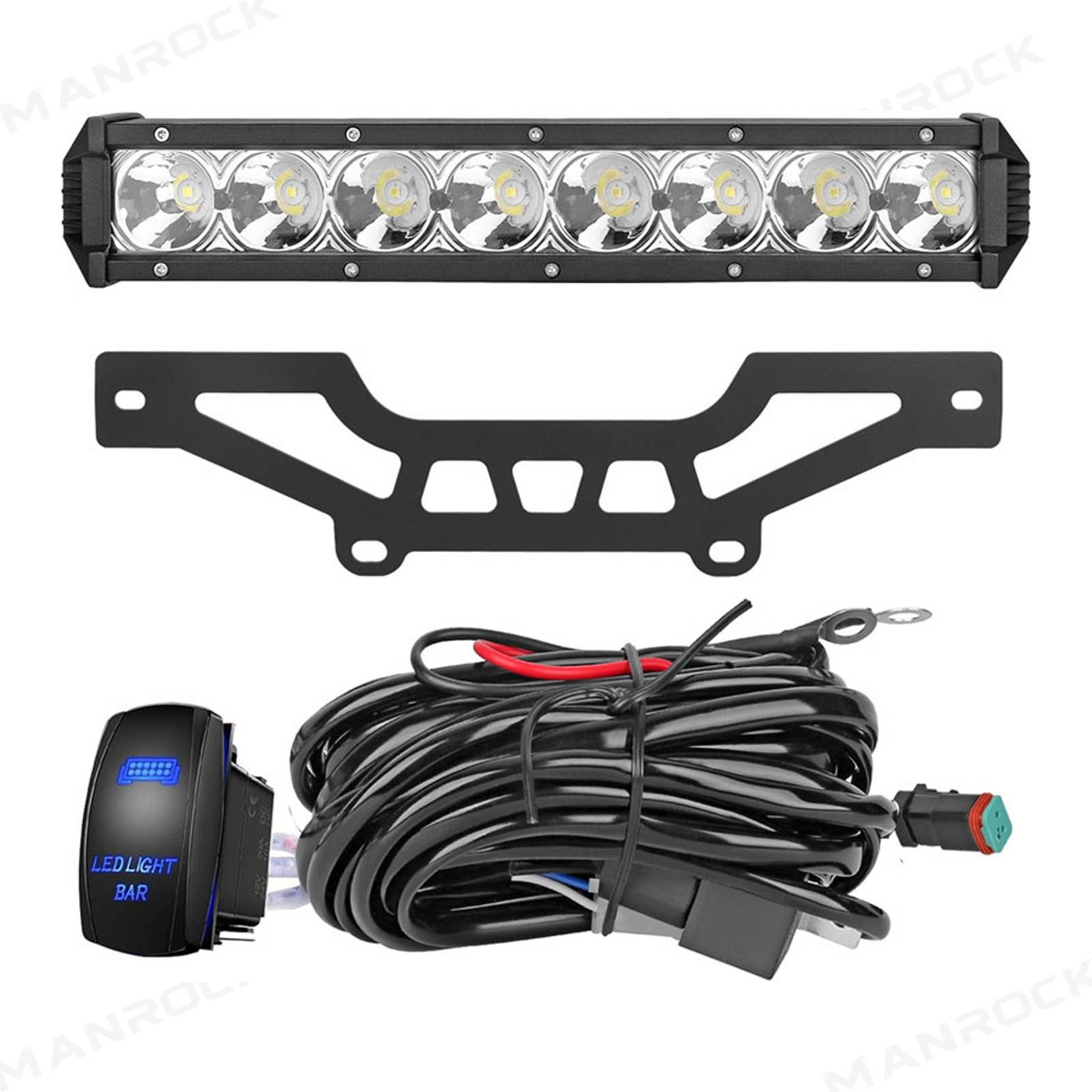 UTV LED Shock Tower Light Bar with Mount Bracket Spotlight for Can-Am Maverick X3