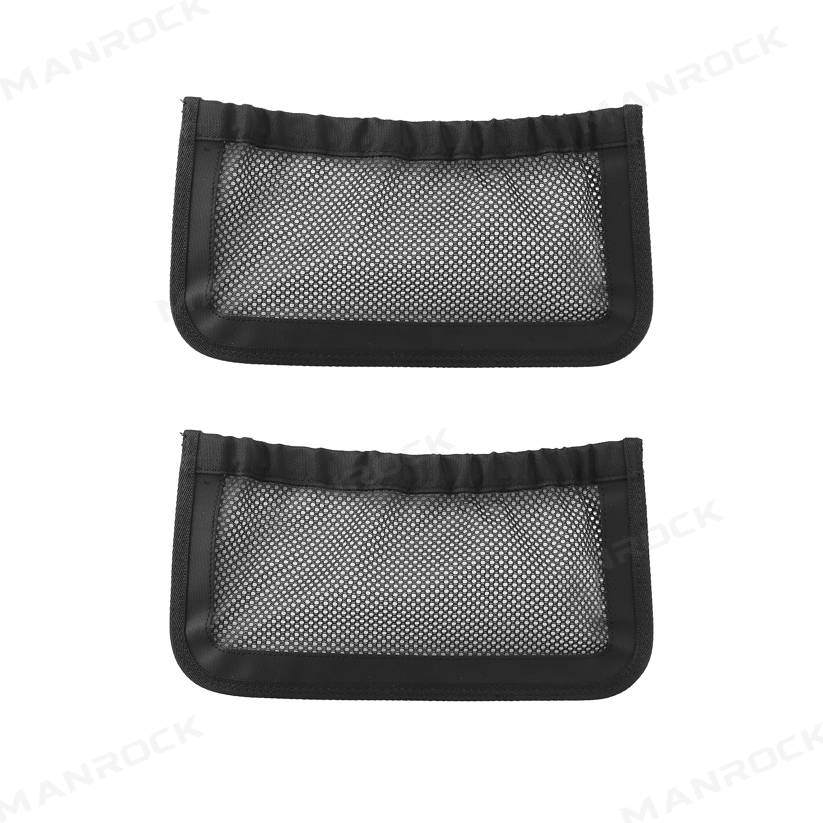UTV Rear Backrest Storage Nets Backseat Organizer 2PCS for Can-Am Defender Max