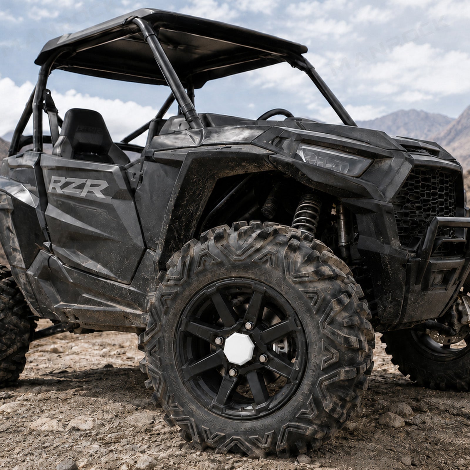 Wheel Center Caps Hub Cap Covers 4PCS for Polaris RZR