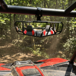 Adjustable Center Rearview Mirror for Polaris/ Can-Am/ UTV /ATV,  Universal Fit for 1.5"–2" Roll Bars