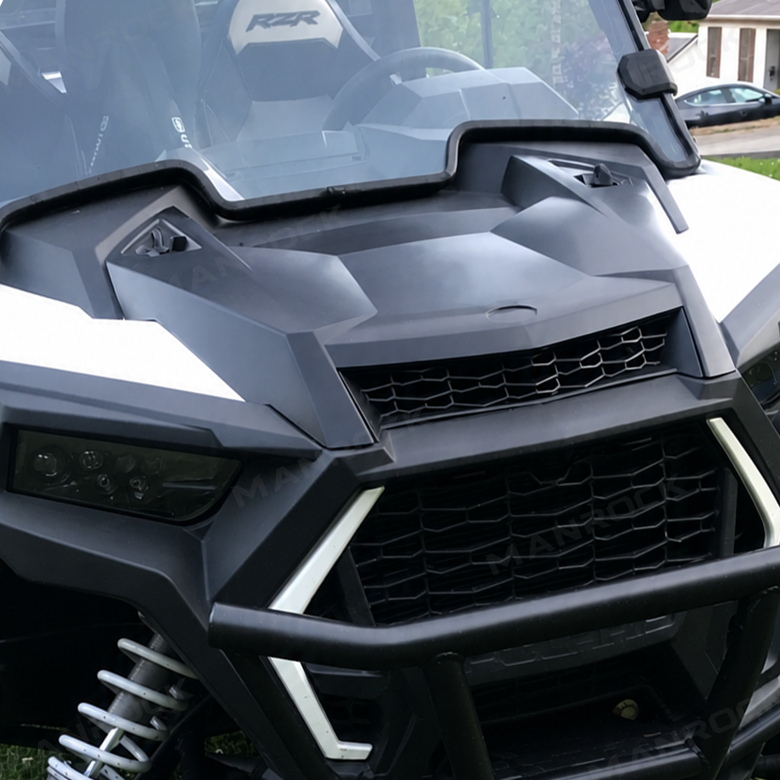 UTV Hood Scoop ABS Air Intake Cover Replacement for Polaris RZR