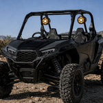 4" Marine Tower Speakers Bluetooth Roll Cage Speakers with RGB Lights 2PCS Universal Fit for UTV / ATV