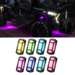 UTV ATV LED Rock Lights RGB Underglow Lights Wheel Well Lights Universal Fit for Polaris / Can-Am / Honda / Kawasaki / CFMOTO
