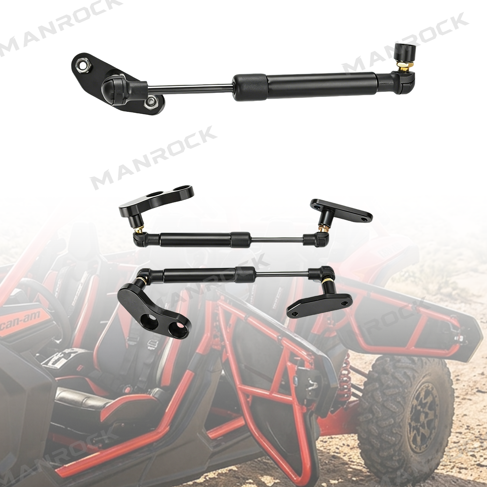 MANROCK Door Lift Support Door Opener Gas Strut Kit for Can-Am Maverick X3 / X3 Max