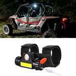 UTV ATV Dome Light 2-in-1 Spotlight & Floodlight Roll Bar Mount Light, Universal Fit for 1.25"-2.0" Roll Bar
