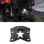 License Plate Frames with Light Rear License Plate Bracket Holder Universal Fit for UTV