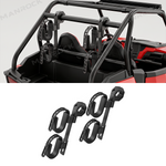 ATV UTV Gun Rack Double-Tier Hunting Tool Holder Mount 2PCS Universal Fit for 1.5"-2" Roll Bars