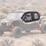 UTV Soft Upper Doors Cab Enclosure Side Windows 2PCS for Can-Am Maverick X3 Max