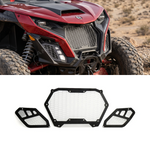 UTV Front Grille Aluminum Mesh Grille Protector Kit for Can-Am Maverick R