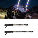 UTV / ATV Whip Lights RGB LED Flag Pole Light Universal Fit for Polaris / Can-Am
