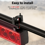 6 Speaker 26'' RGB Sound Bar Audio System for Can-Am Maverick X3/ Polaris RZR, Fits 1.75-2.25in Roll Cage