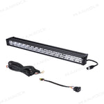 Manrock UTV 31" LED Light Bar with White DRL Spot Flood Combo Beam Universal Fit for 1.5"-2" Roll Bars