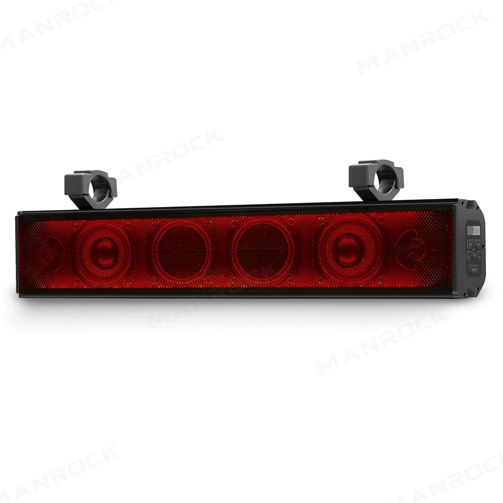 UTV ATV 26" Sound Bar Bluetooth RGB Audio System for Polaris Can-Am Fits 1-2" Roll Cage
