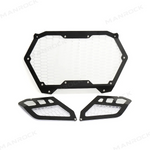 UTV Front Grille Aluminum Mesh Grille Protector Kit for Can-Am Maverick R