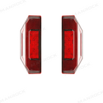UTV LED Tail Light Assembly Red Taillight Rear Lights 2PCS for Polaris Ranger