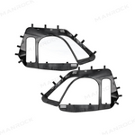 UTV Soft Cab Enclosure Upper Doors with Zipper Side Windows 2PCS for Polaris RZR