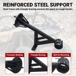 Spare Tire Mount Carrier Rack for Can-Am Maverick X3 / X3 Max