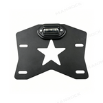 License Plate Frames with Light Rear License Plate Bracket Holder Universal Fit for UTV