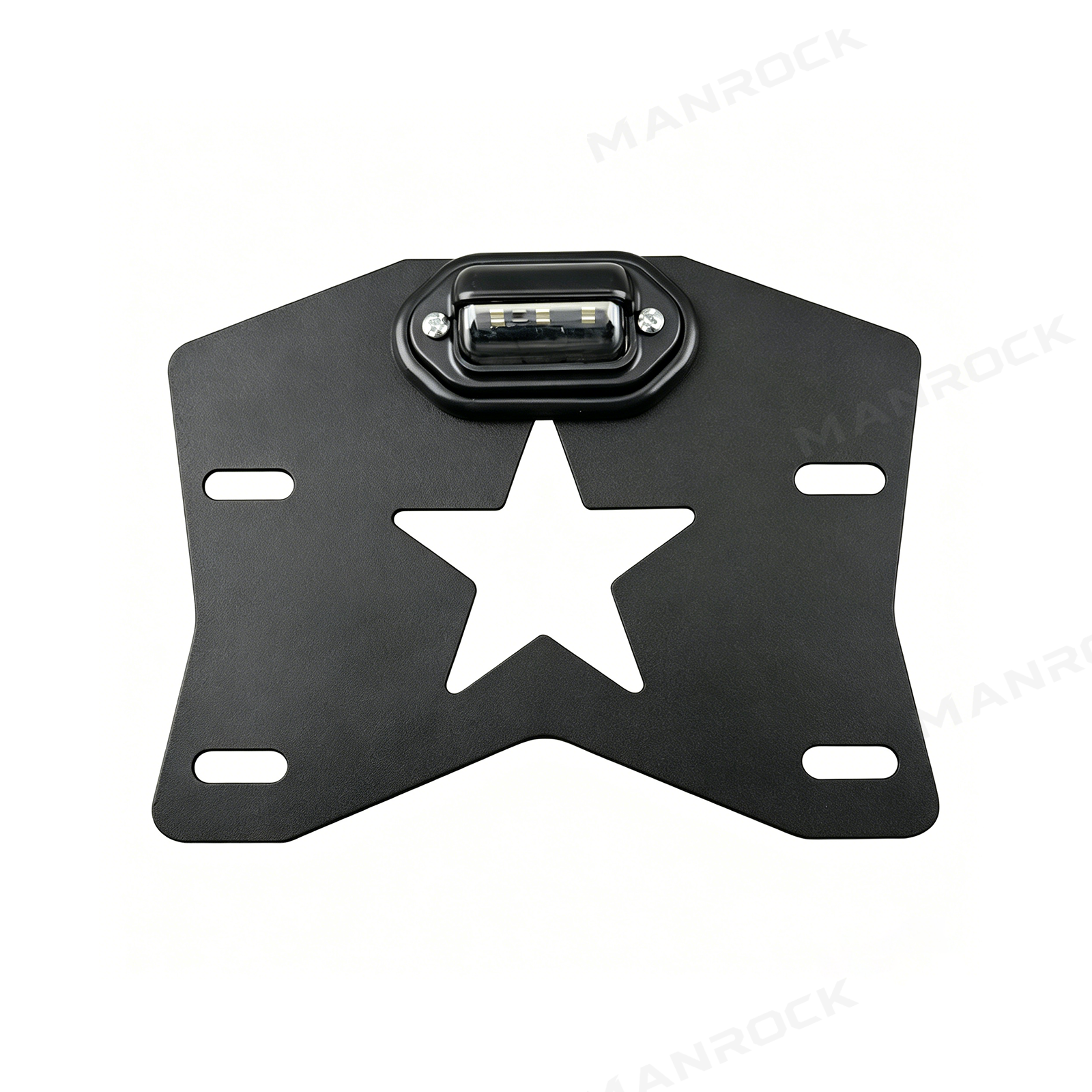 License Plate Frames with Light Rear License Plate Bracket Holder Universal Fit for UTV