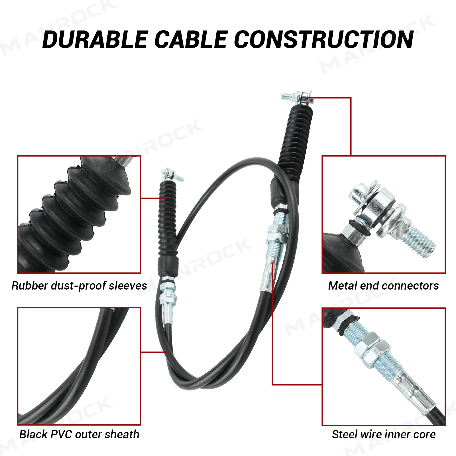 Gear Shift Selector Cable Shift Cable Replacement for Polaris RZR