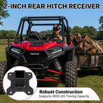 UTV Rear Receiver Hitch 2" Trailer Hitch for Polaris RZR