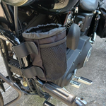 UTV Cup Holder Fabric Drink Holder with Mesh Pocket Universal Fit for 1.5"-2" Roll Cage