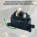 Winch Solenoid Relay Replacement Contactor Universal Fit for UTV / ATV