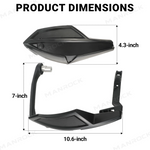 ATV Handguards Wind Deflector Hand Guards Protectors for Can-Am Outlander / Renegade