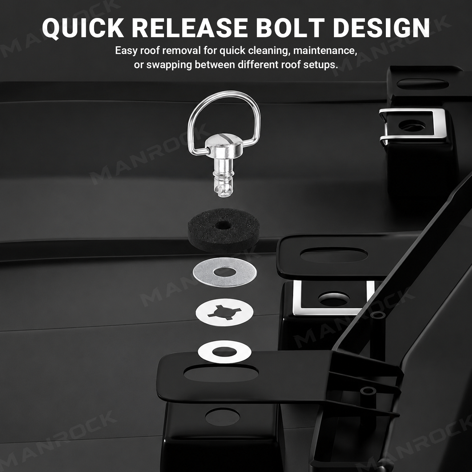 Roof Pins Quick Release Bolts 20PCS For Can-Am Maverick X3 / X3 Max