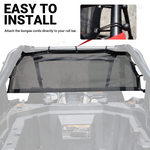 UTV Rear Window Net Rear Mesh Sunshade Protection for Polaris RZR PRO XP