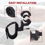 UTV ATV Gun Holder Adjustable Hunting Tool Holder Rack 2PCS Universal for 1.75"- 2" Roll Bars