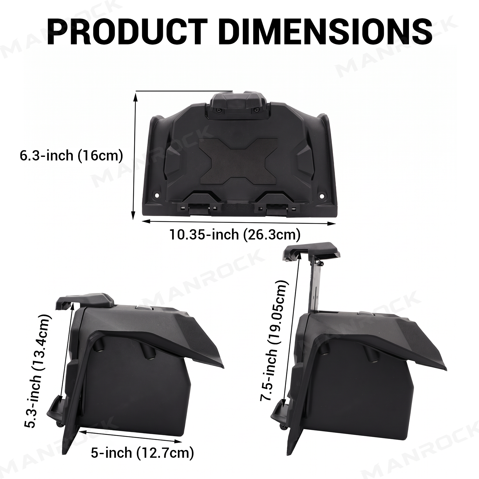 UTV Tablet Holder Phone Mount With Storage Box for Polaris RZR